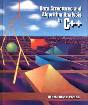 Data Structures and Algorithm Analysis by Mark Allen Weiss, book cover